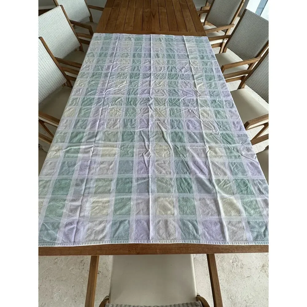 Tablecloth Pastel Small Squares Plaid 74